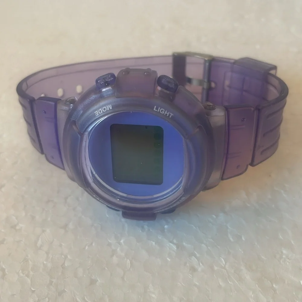 Digital sports watch light mode reset start stop buttons unisex boys girls